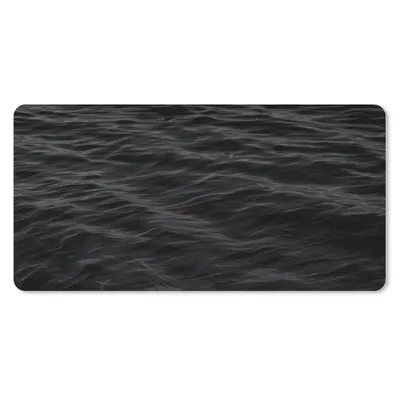 Produktbild von MuchoWow® Mauspad Mousepad Wellen - Wasser - Schwarz - Weiß 60x30 cm - Mousepads - Maus Mat - Pad - Mausunterlage - Nachhaltig