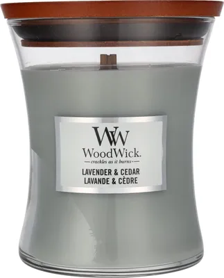 Produktbild von WoodWick Lavender & Cedar, andere, Grau, Transparent, CEDAR, Lavendel, 1 Stück(e)
