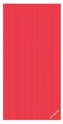 Imagen del producto de Alfombra de entrenamiento para uso doméstico, 200 x 100 x 2,5 cm, color rojo