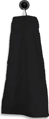Produktbild von Gästetuch Gästehandtuch schwarz 30x50 cm Baumwolle Handtuch Frottee