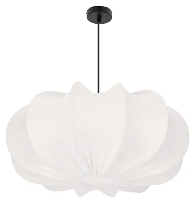 Zdjęcie produktu dla Lampa wisząca z abażurem CAFEE kremowa 1xE27x40W tkanina wym:120x52x52cm IP20 Candellux
