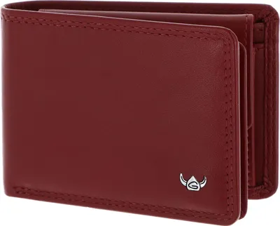 Produktbild von Golden Head Leder Geldbörse Polo RFID Protect Minischeintasche 1040 Rot dunkelrot