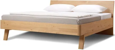 Produktbild von Doppelbett Cortina 200 x 200 cm in Fichte Weiß lackiert ohne Kopfteil