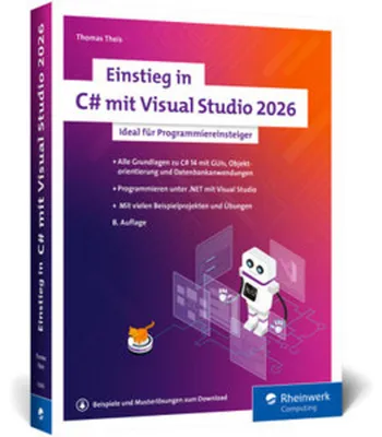 Produktbild von Einstieg in C# mit Visual Studio 2026