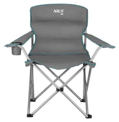 Obrázok produktu pre Skladacia stolička NILS Camp NC3079 sivo-zelená