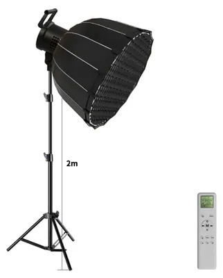 Immagine prodotto di Illuminazione fotografica, temperatura del colore regolabile, alta luminosità, kit da 135W