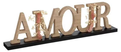 Image de Décoration murale en bois avec un mot pour la maison
