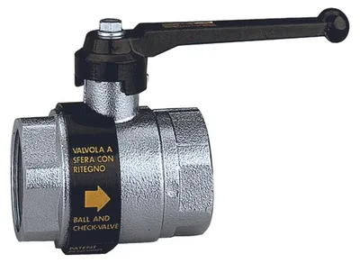 Obrázok produktu pre Guľový uzáver voda - so spätným ventilom - 1˝FF, motýľ IVAR.BALLSTOP 3230