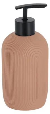 Immagine prodotto di TENDANCE | Dispenser per sapone - Dispenser per sapone - rosa - 400 ml - Dispenser per sapone liquido con pompa - Accessori da bagno - zigrinato