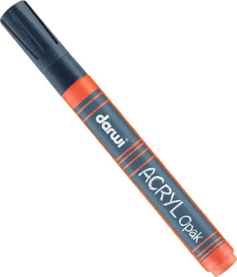 Produktbild von DARWI Acryl opak 3mm 6ML Orange