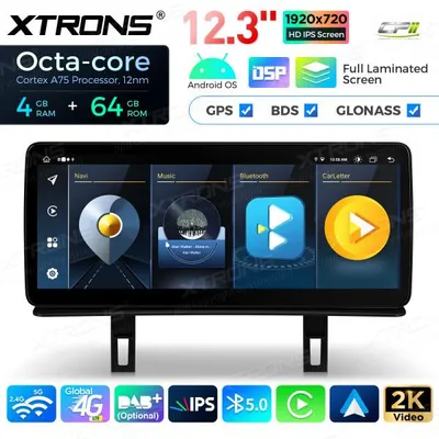 Obrázek produktu pro Xtrons QLB22CIB12E87C, Android autorádio pro BMW řady 1 (E81, E82, E87, E88) s systémem CIC, 12,3 palců