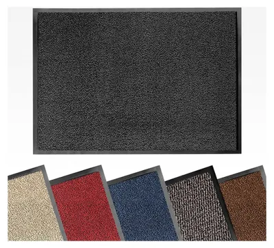 Produktbild von Schmutzfangmatte 80 x 120 cm - Sky Fußmatte - Türmatte für Innen- und Außenbereich - Sauberlaufmatte für Flur und Eingangsbereich (Anthrazit)