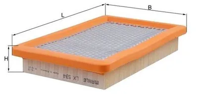 Zdjęcie produktu dla Filtr powietrza KNECHT LX 534
