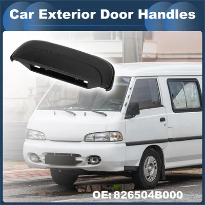 Image de Poignées De Porte Extérieure De Voiture Avant Gauche Pour Hyundai Porter 1993-1997 Abs Noir, 1 Pièce