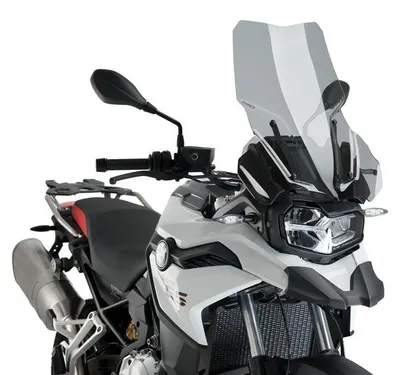 Produktbild von Windschild Puig Touring Plus Scheibe 530 x 412 mm mit ABE für BMW F750GS, F850GS, F850GS Adventure, F800GS Bj. 2018 - 2026