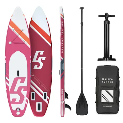 Obrázok produktu pre CAPITAL SPORTS Lanikai Cruiser 10.8 nafukovacie SUP doska, SUP doska, 330 x 77 x 15 cm, vrátane batohu a opravnej sady, hrdzavočervená