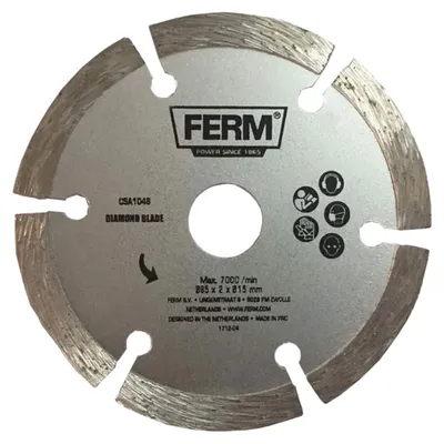 Produktbild von FERM Diamant-Präzisionssägeblatt 85 mm CSA1046