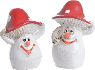 Image de figurine de champignon, 2 pièces | RD-3696
