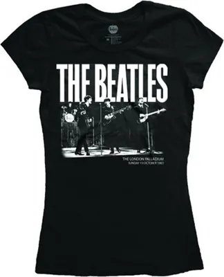 Produktbild von The Beatles 1963 The Palladium Black S Damen T-Shirt