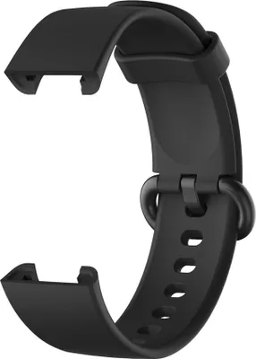 Produktbild von Silikon Armband Für Xiaomi Mi Watch Lite / Redmi Watch Ersatz Sport Uhrenarmband Schwarz