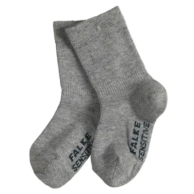 Produktbild von FALKE Family Kinder Socken, Größe:27-30, Farbe:light grey
