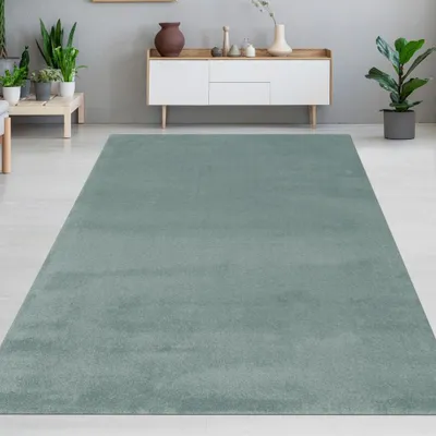 Immagine prodotto di Tappeto moderno semplice elegante senza tempo verde menta Dimensioni - 160 x 230 cm