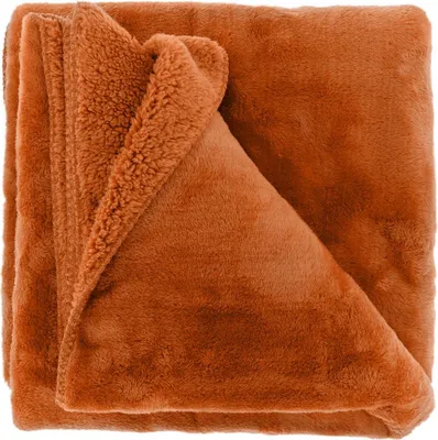 Produktbild von Unique Living - Plaid Torvah 150x200cm - Orange Flame