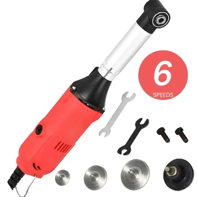 Produktbild von Schleifmaschine, 350W Leistung, 6 einstellbare Geschwindigkeiten, Rot (Basisversion)