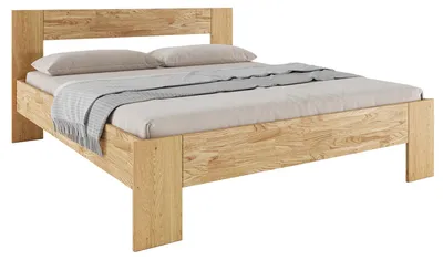 Produktbild von home24 Massivholzbett - Wildeiche massiv