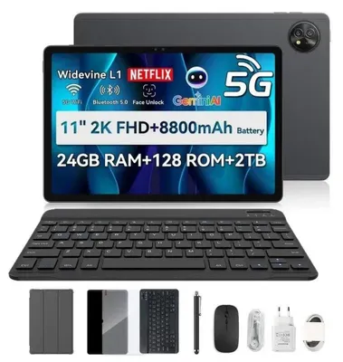 Productafbeelding van Blackview Zeno 10 5G tablet, LTE, 11 inch, dual SIM, 6GB RAM, 128GB opslag, 8800mAh batterij, Android 15