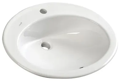 Produktbild von TROPICO Keramik-Waschtisch 58x46cm, zum Einbauen, weiss