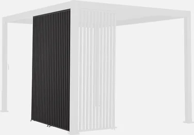 Produktbild von sweeek - Vertikale Lamellenwand 130cm für Pergola Triomphe - Anthrazit