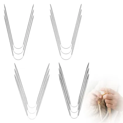 Produktbild von 12 Sockenstricknadeln, Nadelspiel 2,0 mm–4,0 mm, Länge 21 cm