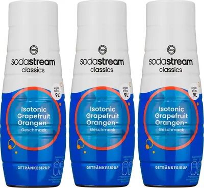 Image de Sirop isotonique SodaStream 440ml, 3 pièces
