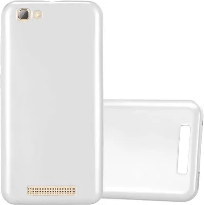 Produktbild von Cadorabo Schutzhülle für ZTE Blade A612 Hülle in Silber Handyhülle TPU Silikon Etui Cover Case