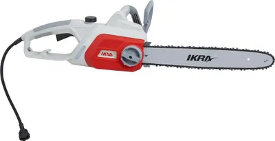 Image de Tronçonneuse Electrique 2200W Lame 40 cm Guide TRILINK Poignée 2 mains Anti-vibration Tendeur de chaine sans outil IKRA