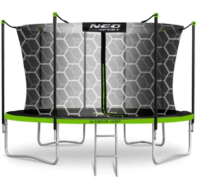 Produktbild von Neo-Sport Gartentrampolin (404 cm) mit Innennetz und Leiter