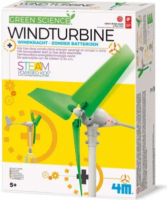 Zdjęcie produktu dla Naukowy zestaw do zabawy - zbuduj własną turbinę wiatrową