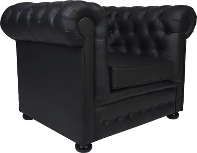 Produktbild von Sessel Polstersessel YELM CHESTERFIELD Massivholz Buche
