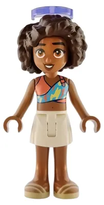 Produktbild von LEGO Minifigur Friends Aliya - Coral, Medium Azure and Bright Light (frnd0873)