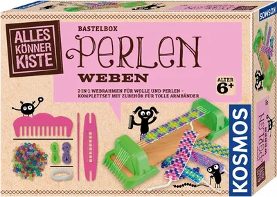Produktbild von 604387, Perlenweben: Bastelset, Gelb