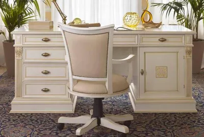 Produktbild von Casa Padrino Luxus Sekretär Creme Antik 185 x 90 x H 81 cm Barock Schreibtisch Möbel - Italienische Luxus Büro Einrichtung
