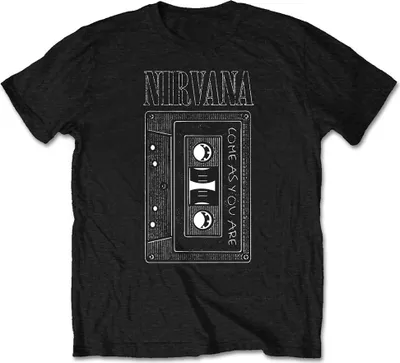 Produktbild von Nirvana As You Are Tape Black L T-Shirt