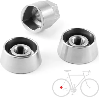 Produktbild von Pitlock Gewindesicherung Set SH38 Double für Shimano Alfine Nexus silber