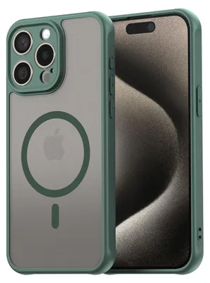 Zdjęcie produktu dla Techsuit - HaloFrost II MagSafe Etui na iPhone 15 Pro Max - zielone