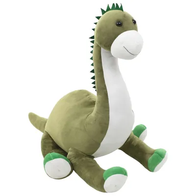 Immagine prodotto di Giocattolo di Peluche Dinosauro Brontosaurus Verde