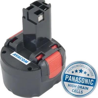 Image de BOSCH BAT048/BAT100 Ni-MH 9,6 V 3 000 mAh, cellules PANASONIC