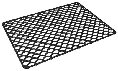 Spülbeckenmatte Silikon 46x31,7 cm Antirutsch Schwarz