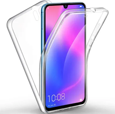 Produktbild von Huawei P30 Pro Full Cover Silikon 6,47" TPU 360° Transparent Schutzhülle