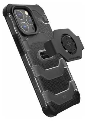 Obrázek produktu pro Morpheus Qlip Neo Case kompatibilní s iPhone 13 PRO - pouzdro a odnímatelný adaptér M4 M4s pro ochranu fotoaparátu (BEZ držáku na kolo) Black